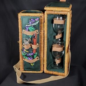 Wicker Wine Picnic Set